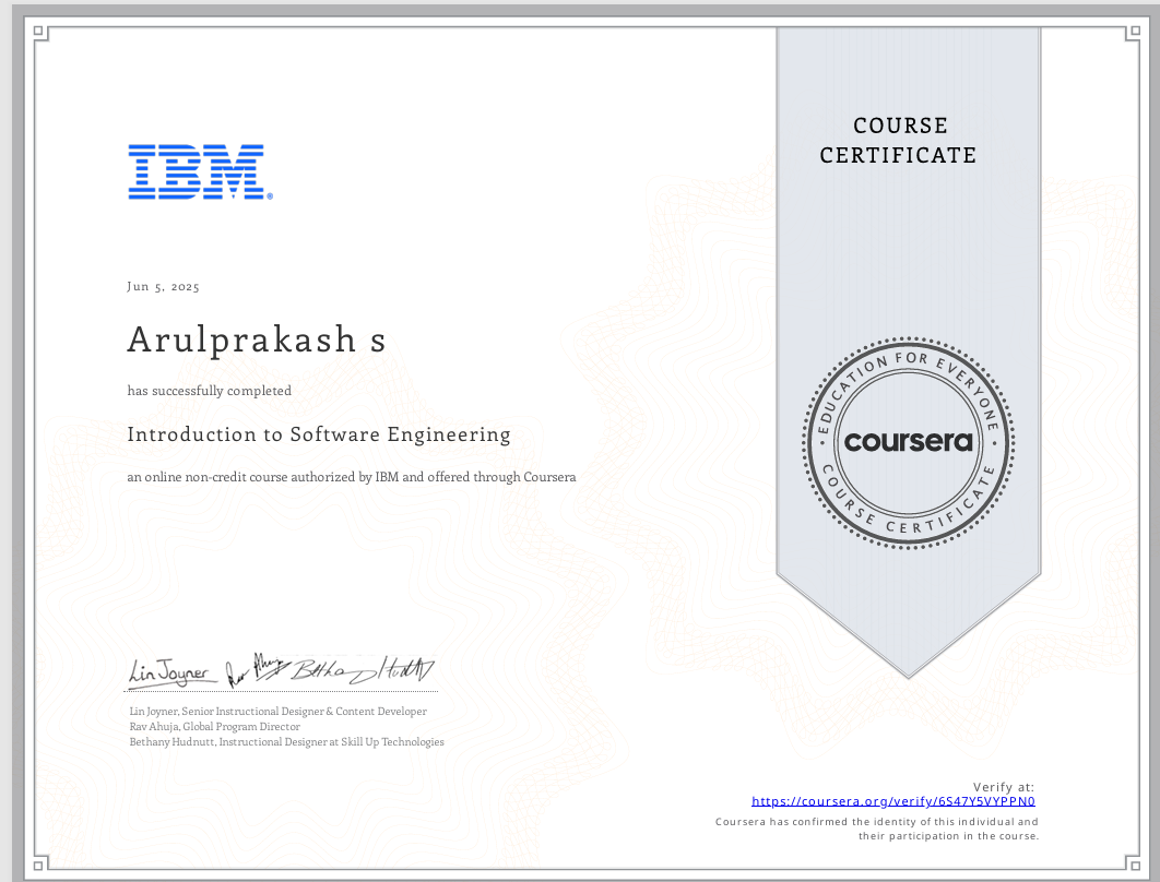 Certificates 1